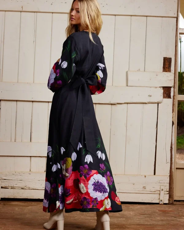Binny - THE LADEN TABLE Linen Viscose Shift Dress w pockets - The Laden Table