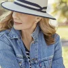 Canopy Bay by Deborah Hutton - Hat - Windsor Fedora - Ivory/Navy
