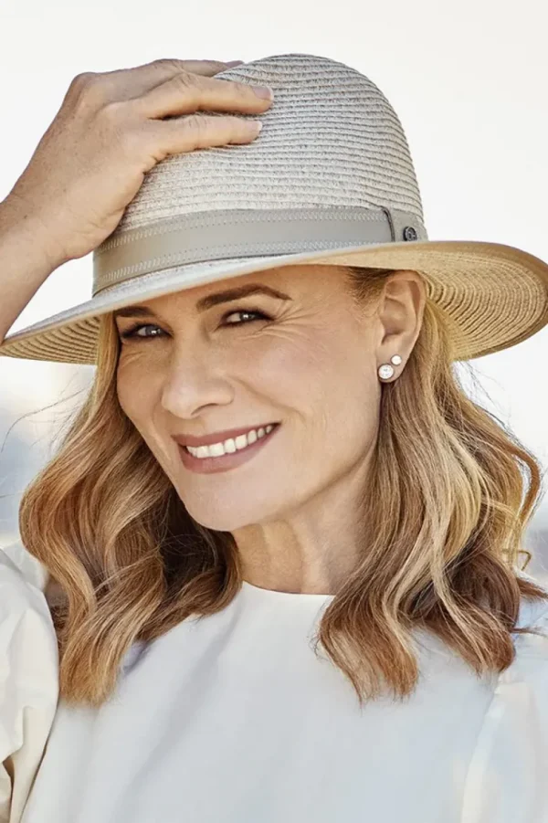 Canopy Bay by Deborah Hutton - Hat - Portland Fedora - Mixed Wheat