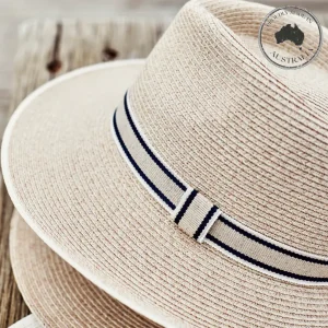 Canopy Bay by Deborah Hutton - Hat - Malibu Flexibraid Fedora - Mix Camel