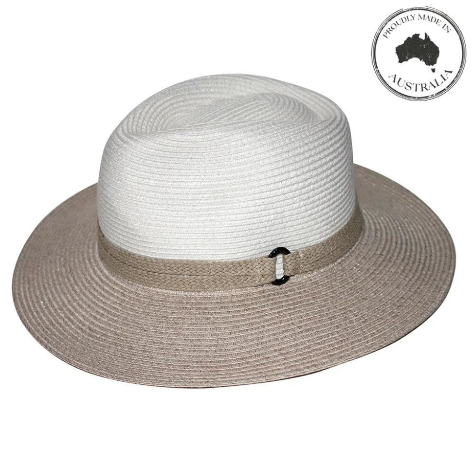 canopy_bay_by_deborah_hut_4-8.webp Canopy Bay by Deborah Hutton - Hat - Parsley Bay Flexibraid - Ivory Mix Camel