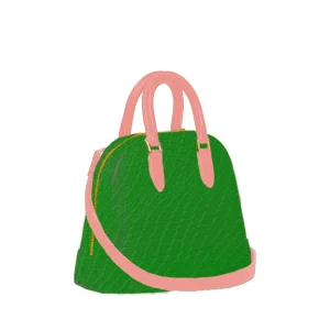Coop - Hold My Handbag Bag - Green & Peach