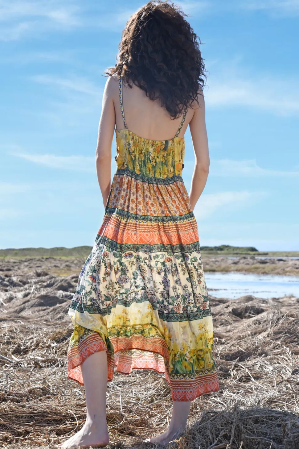 curate__breathe_easy_dres_3.webp Curate - Breathe Easy Dress - Sunshine FINAL SALE
