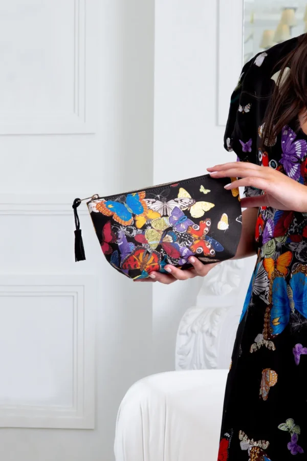 Curate - Kiss + Makeup Bag - Butterflies