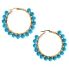 Eb & Ive - Amity Stone Earring - Capri or Evergreen