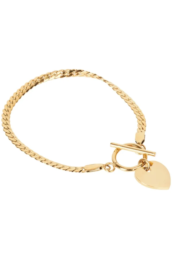 Eb & Ive - Ceduna Bracelet - Gold Heart