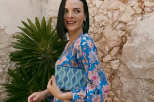 Eb & Ive - Elysian Pouch Bag - Cobalt