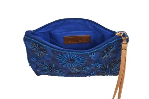 Eb & Ive - Flourish Clutch Bag - Tusk, Kiwi, Candy or Sapphire