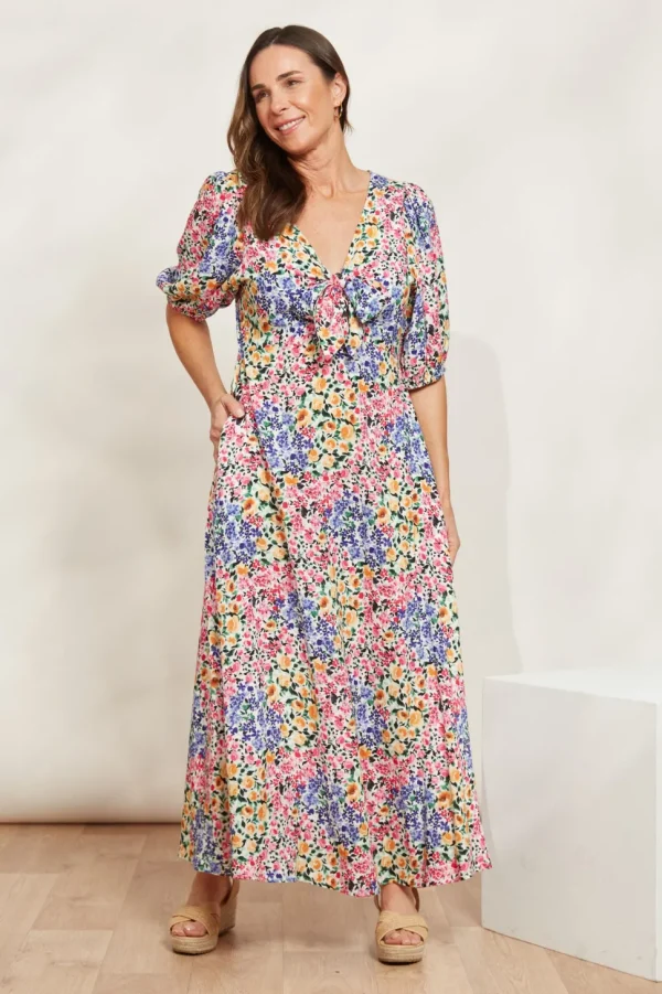 Eb & Ive - La Mer Tie Dress - Fiore