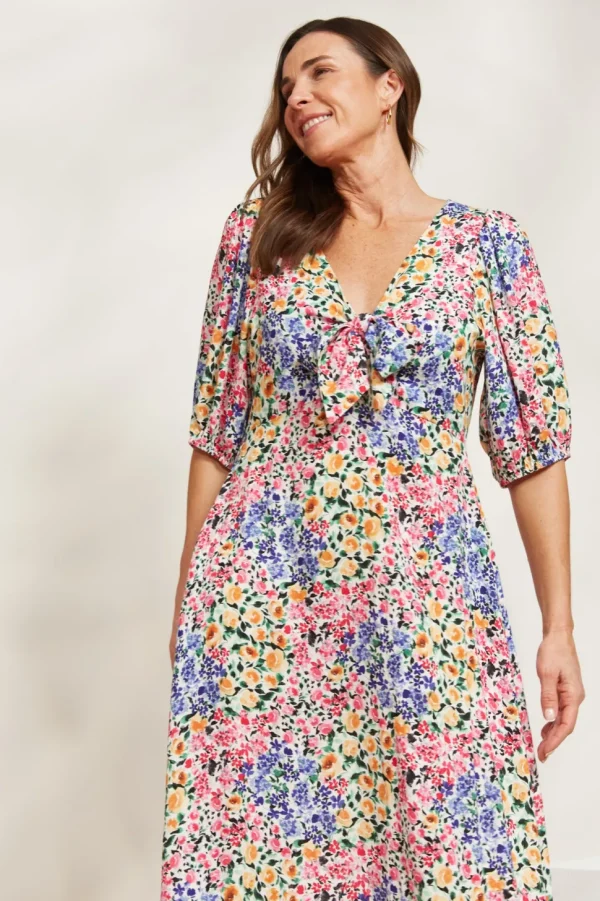 Eb & Ive - La Mer Tie Dress - Fiore