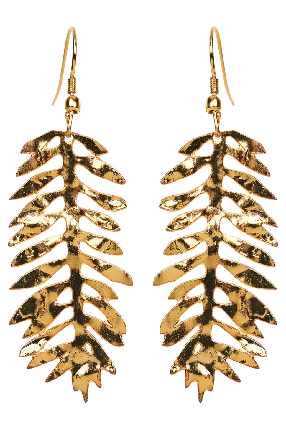 eb__ive__la_plage_earring_1.webp Eb & Ive - La Plage Earring - Gold Leaf, Drop FINAL SALE