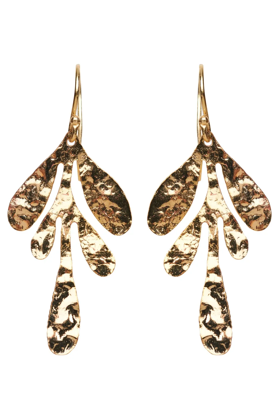 eb__ive__la_plage_earring_4.webp Eb & Ive - La Plage Earring - Gold Leaf, Drop FINAL SALE
