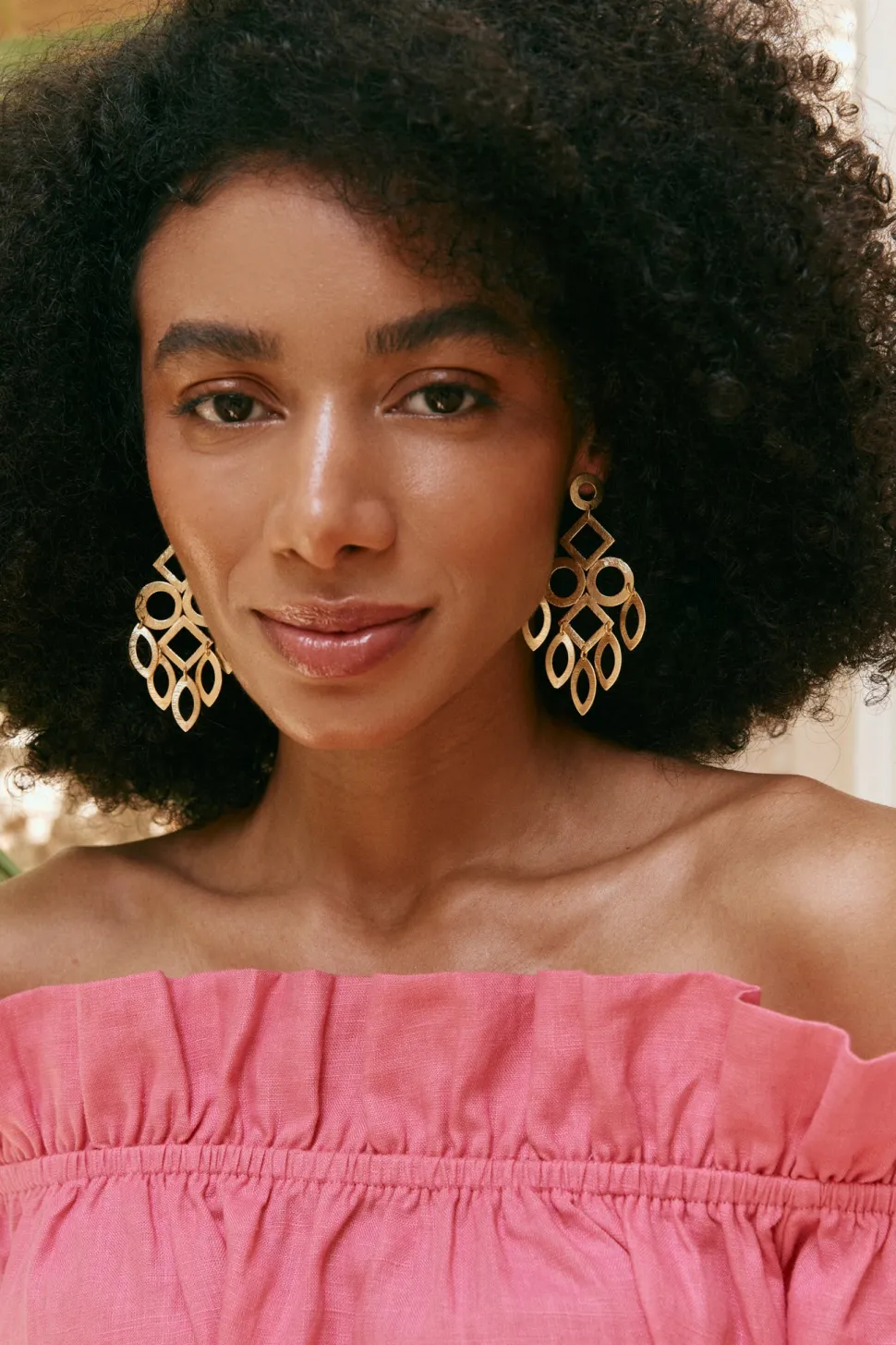 eb__ive__la_plage_earring_7.webp Eb & Ive - La Plage Earring - Gold Leaf, Drop FINAL SALE