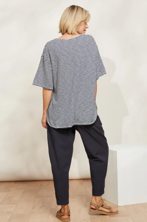 Eb & Ive - La Plage Tshirt - Indigo FINAL SALE