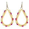 Eb & Ive - Mimosa Teardrop Earring - Honeycomb