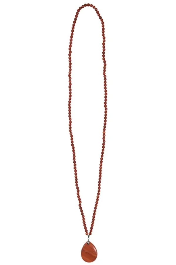 Eb & Ive - Mwana Stone Necklace - Clay