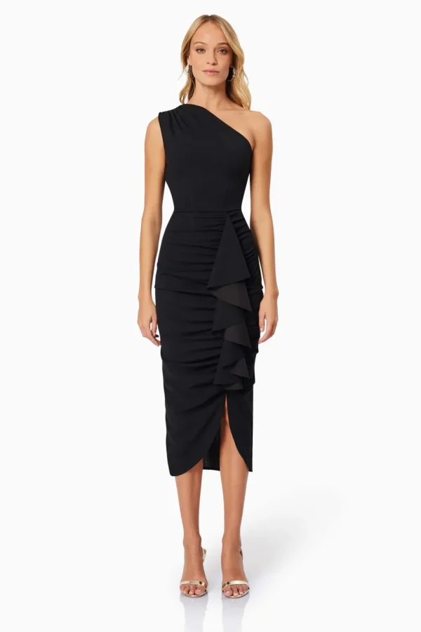 Elliat - Jade Midi Dress - Black