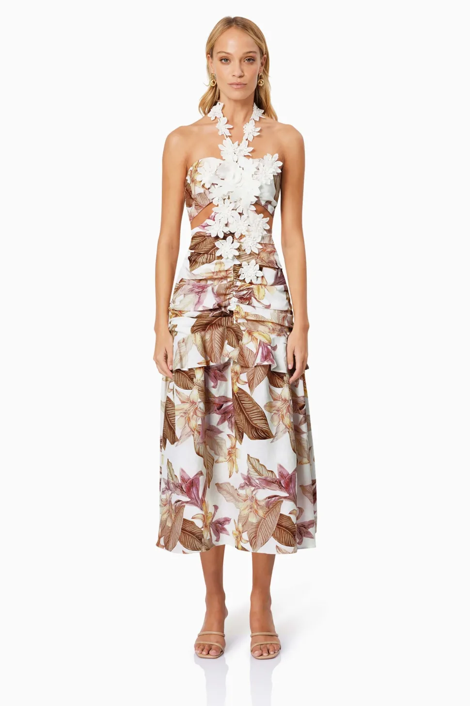 elliat__meadow_floral_coc_3.webp Elliat - Meadow Floral Cocktail Dress - Multi