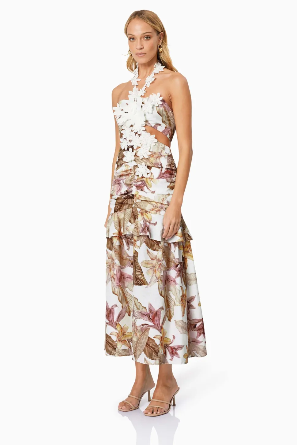 elliat__meadow_floral_coc_4.webp Elliat - Meadow Floral Cocktail Dress - Multi