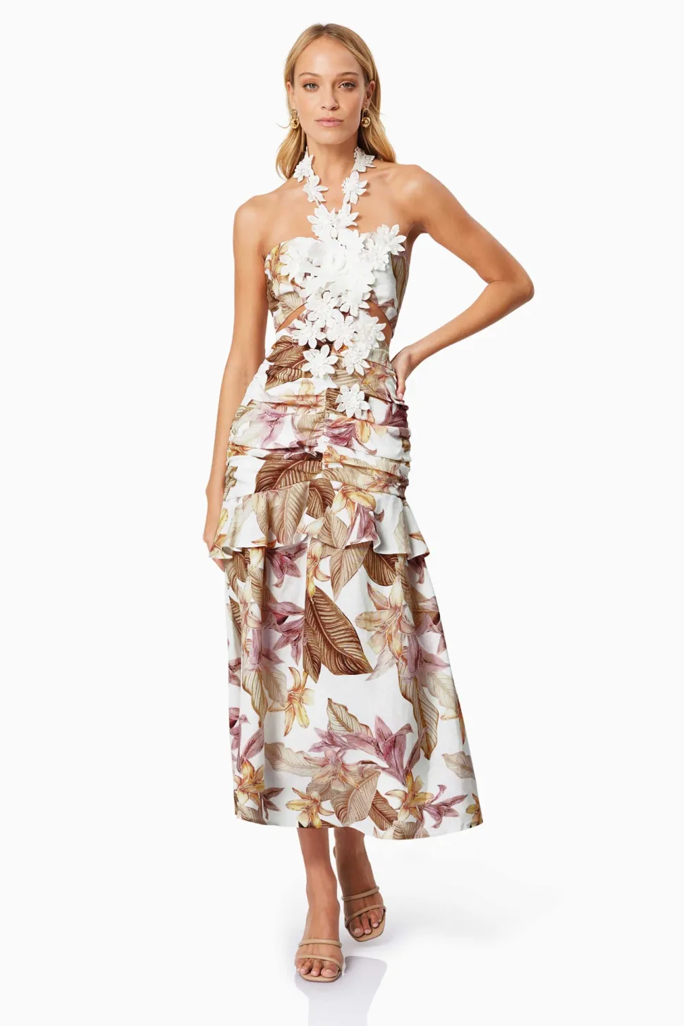 elliat__meadow_floral_coc_9.webp Elliat - Meadow Floral Cocktail Dress - Multi