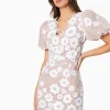 Elliatt - Elodie Mini Dress - Ivory Nude