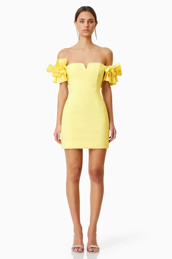 Elliatt - Nola Mini Dress - Yellow