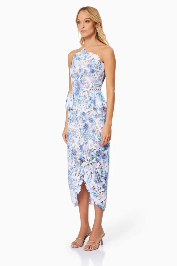 Elliatt - Savannah Midi Dress - Blue Multi FINAL SALE