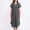 Foil - Easy Going Dress - Viridian CFO7814