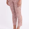 Foil - Fuss Free Trapeze Taper Capri Pant - Botswana Ginger Snap CF04901P