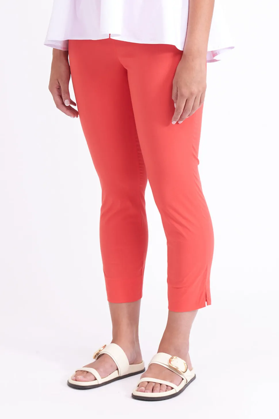 foil__fuss_free_trapeze_t_0-2.webp Foil - Fuss Free Trapeze Taper Capri Pant - Papaya CFO4901