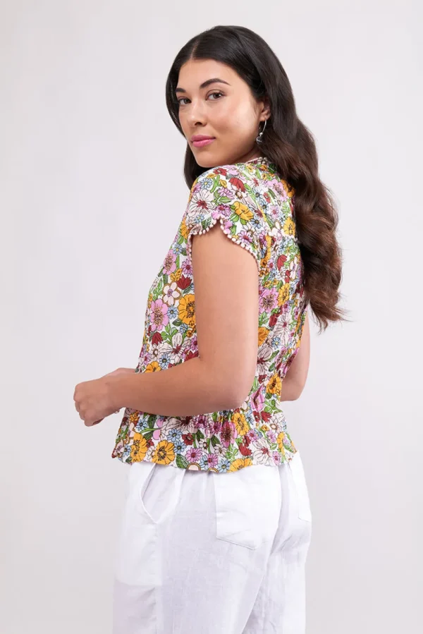 Foil - Infamous Crush Cap Slv Shirt - Flower Power Mix FO7917
