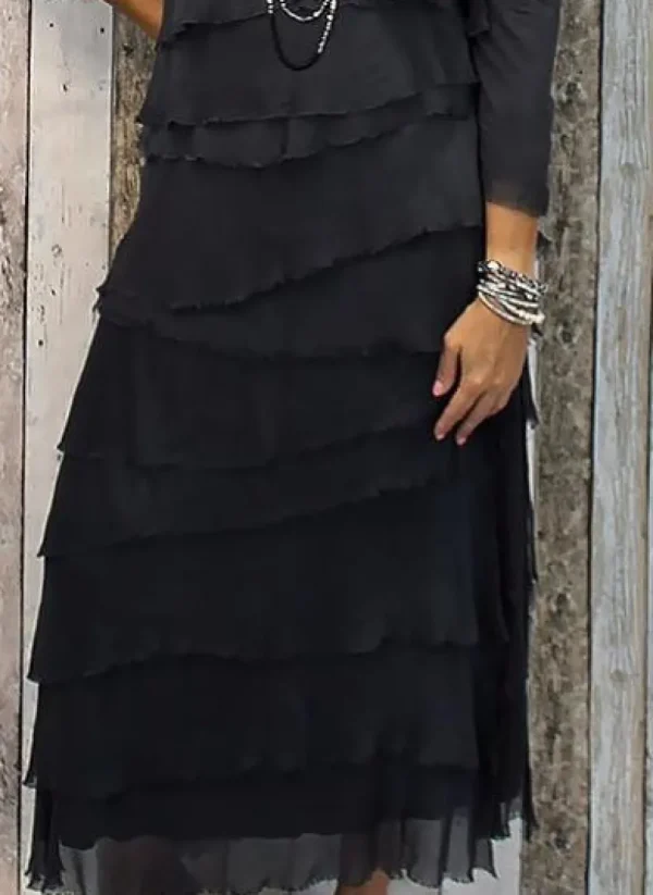 Imagine - Granite Flapper Fifi Silk Skirt 10IM2272G