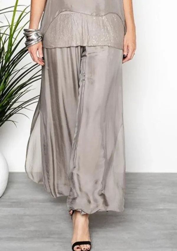Imagine - Mocha Cappuccino Silk Gia Pant with Split 10IM2184M
