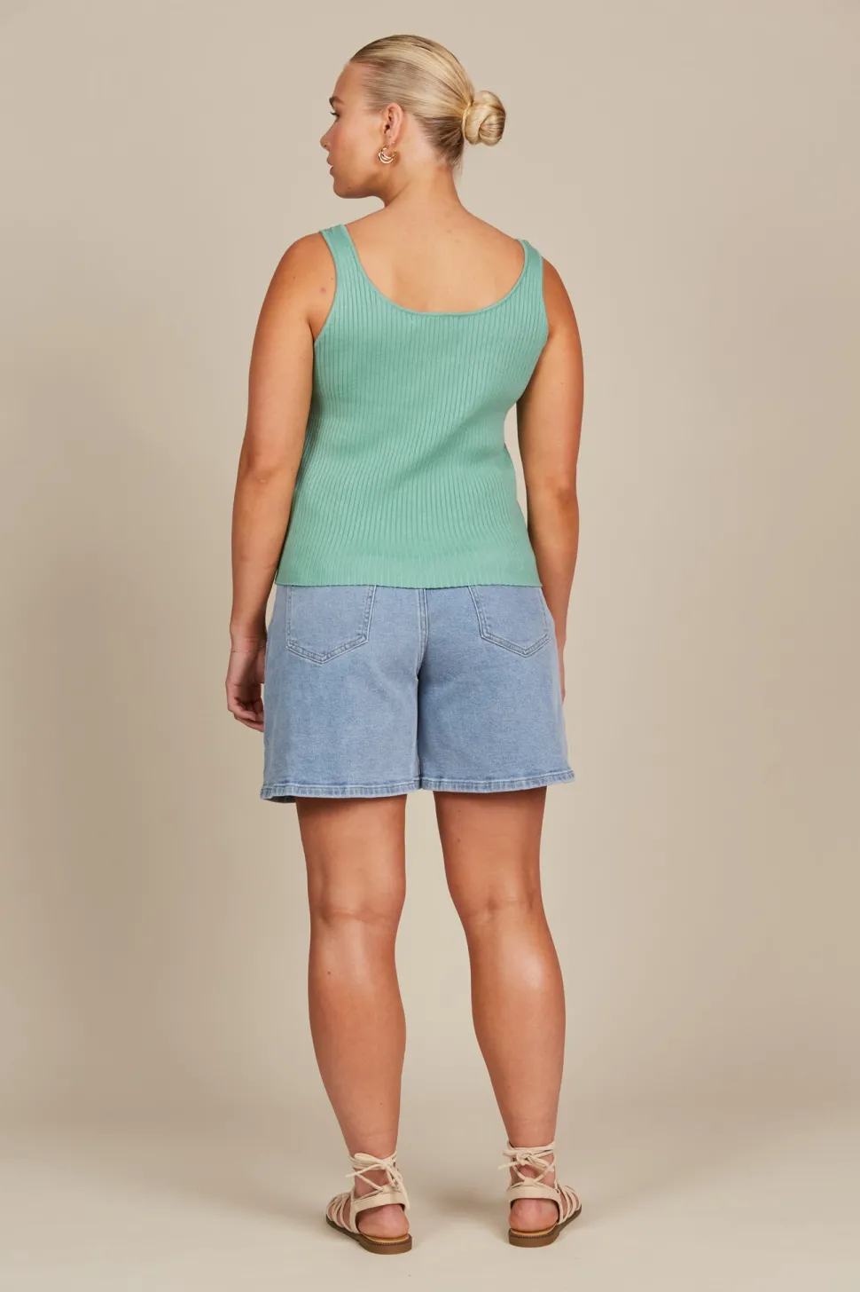 isle_of_mine__adele_tank__2.webp Isle of Mine - Adele Tank Top - Seafoam