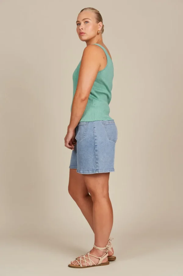 Isle of Mine - Adele Tank Top - Seafoam