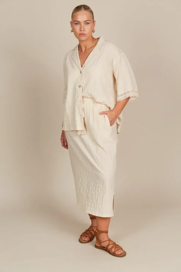 Isle of Mine - Fleur Shirt - Canvas FINAL SALE
