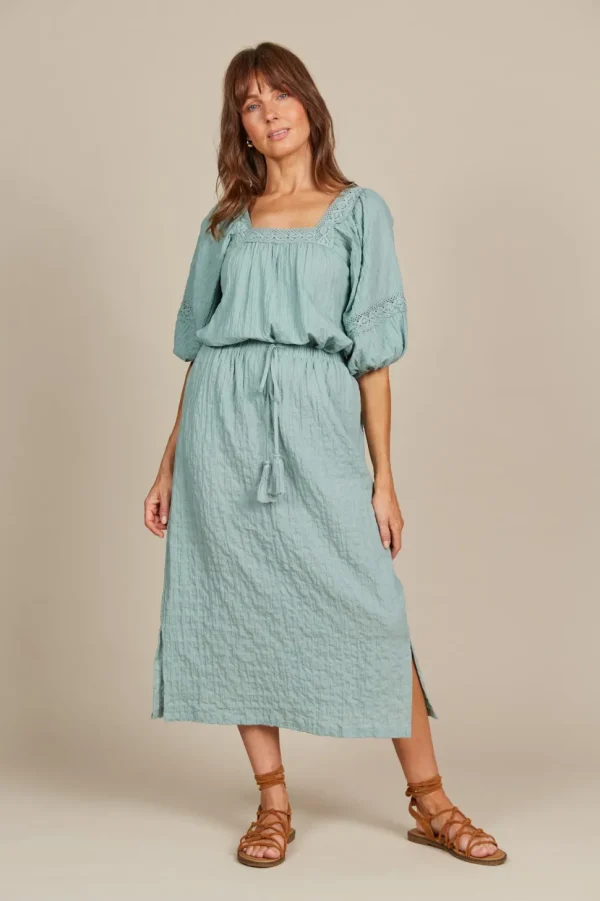 Isle of Mine - Fleur Skirt - Seafoam