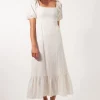 Isle of Mine - Flora Tie Dress - Lotus FINAL SALE
