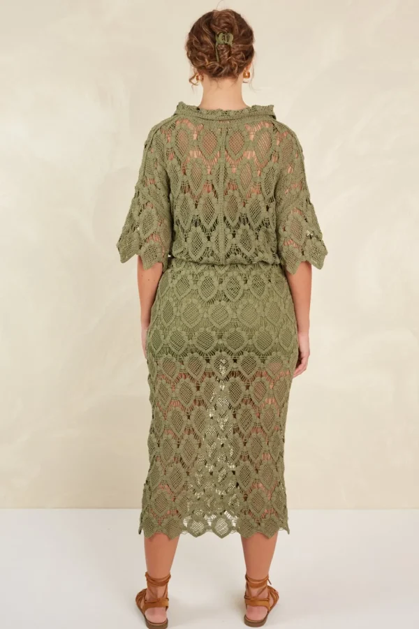 Isle of Mine - Giselle Skirt - Olive FINAL SALE