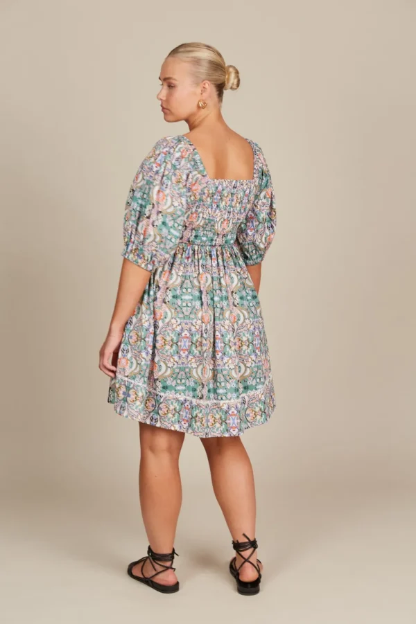 Isle of Mine - Remi Mini Dress - Lotus Fleuron