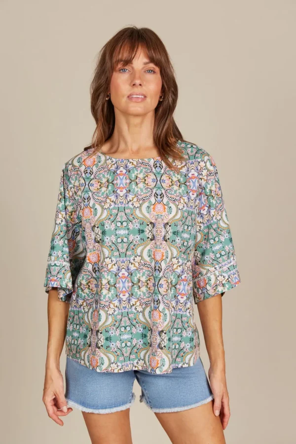 Isle of Mine - Remi Top - Lotus Fleuron FINAL SALE