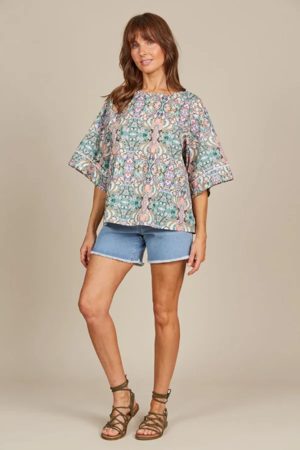 Isle of Mine - Remi Top - Lotus Fleuron FINAL SALE