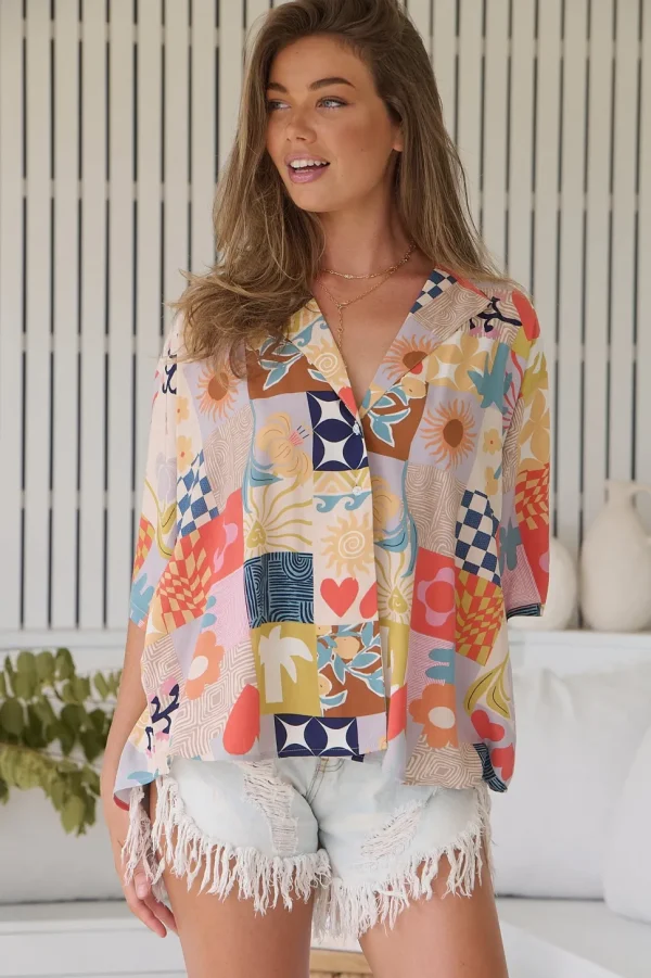 Jaase - Daisy Days Print Samara Shirt