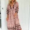 Jaase - Madelene Print Boheme Midi Dress