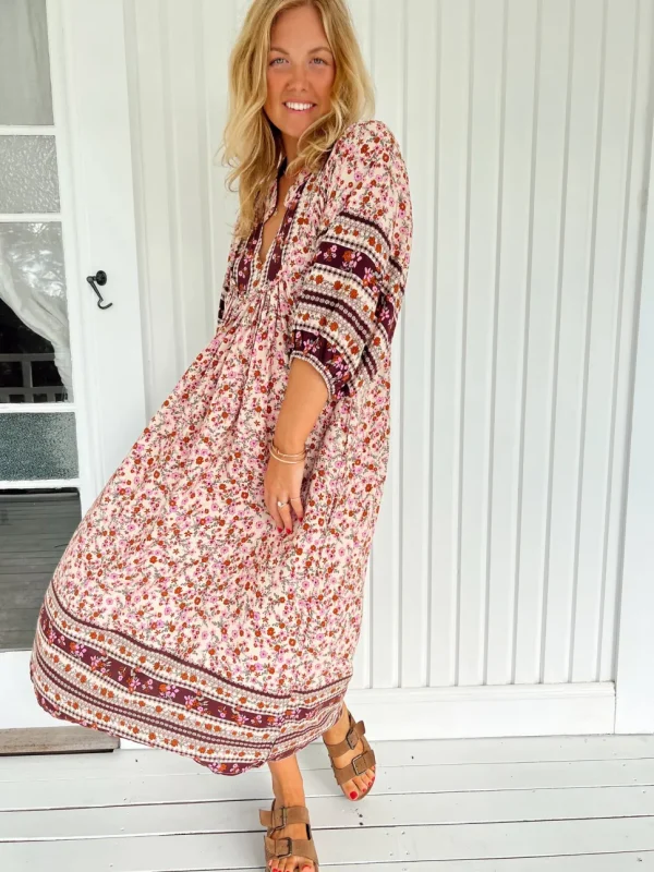 Jaase - Madelene Print Boheme Midi Dress
