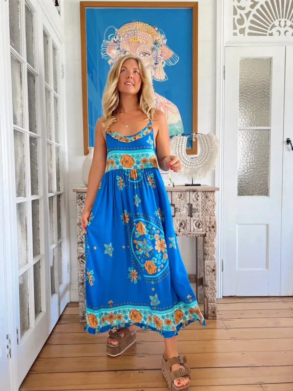 Jaase - Riviera Print Bibi Maxi Dress