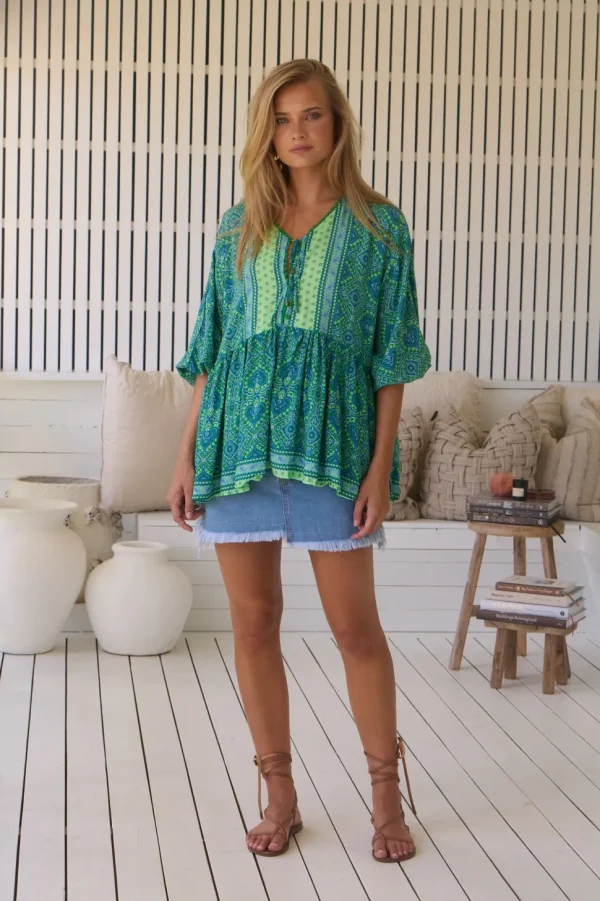 Jaase - Tranquility Print Chloe Top