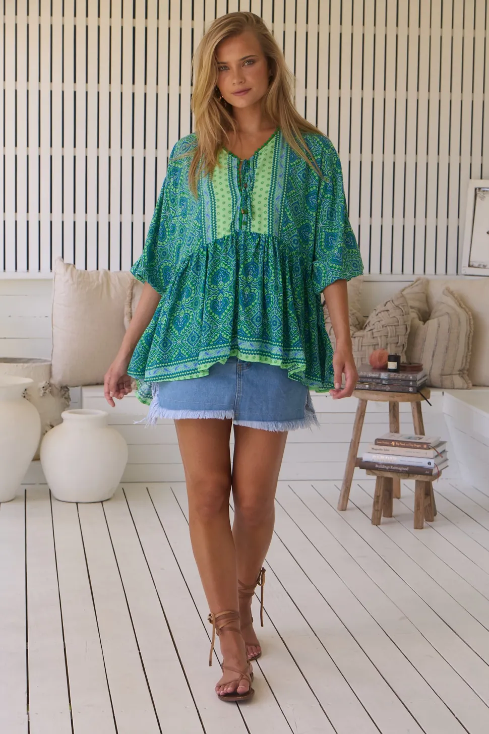 jaase__tranquility_print__1.webp Jaase - Tranquility Print Chloe Top
