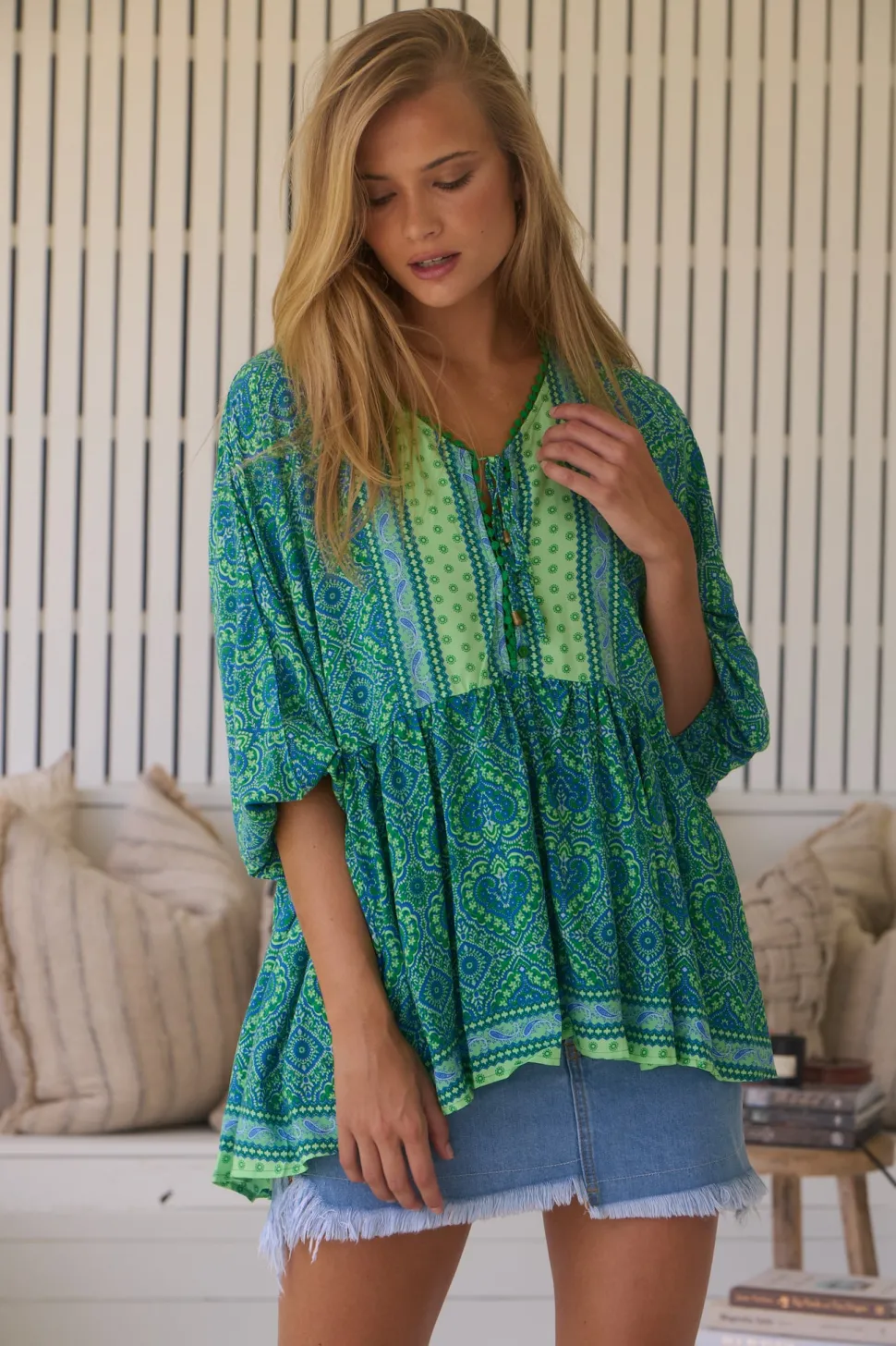 jaase__tranquility_print__5.webp Jaase - Tranquility Print Chloe Top