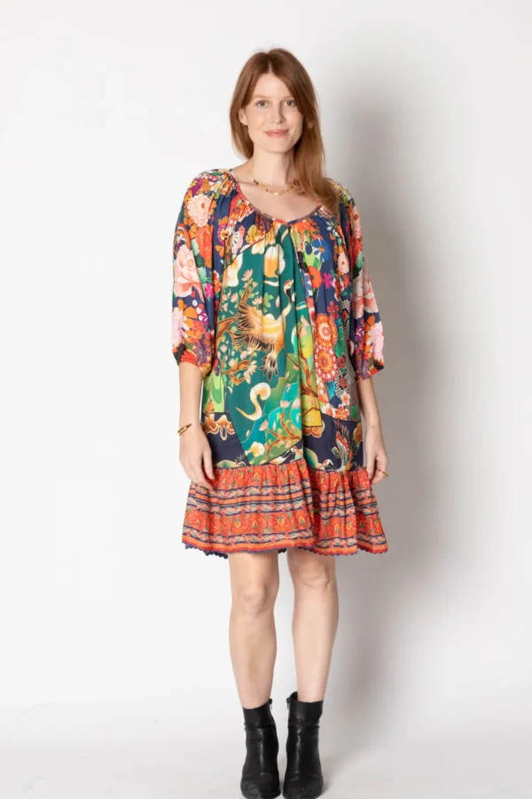 Lula Life - Aiko Shirred Dress - Print